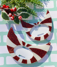 Load image into Gallery viewer, Peppermint Rounds Small or Large Interchangeable Necklace Plate - Made to Order