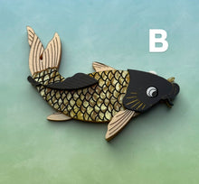 Load image into Gallery viewer, Koi Brooch