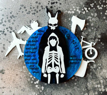 Load image into Gallery viewer, Does That Scare You Insert (Will require an interchangeable necklace plate)