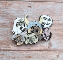 Load image into Gallery viewer, Did she say it? Insert (Will require a Necklace Plate to be wearable)