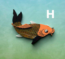 Load image into Gallery viewer, Koi Brooch