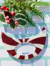 Load image into Gallery viewer, Peppermint Rounds Small or Large Interchangeable Necklace Plate - Made to Order