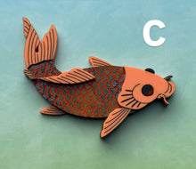 Load image into Gallery viewer, Koi Brooch