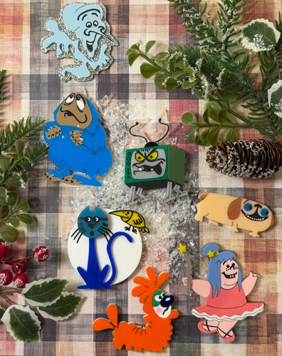 Friends from Doyley Wood Brooch Set