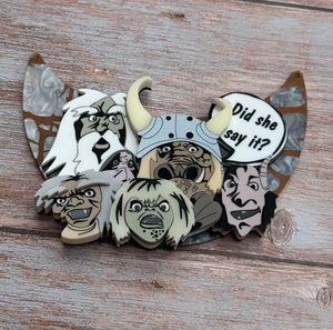 Did she say it? Insert (Will require a Necklace Plate to be wearable)