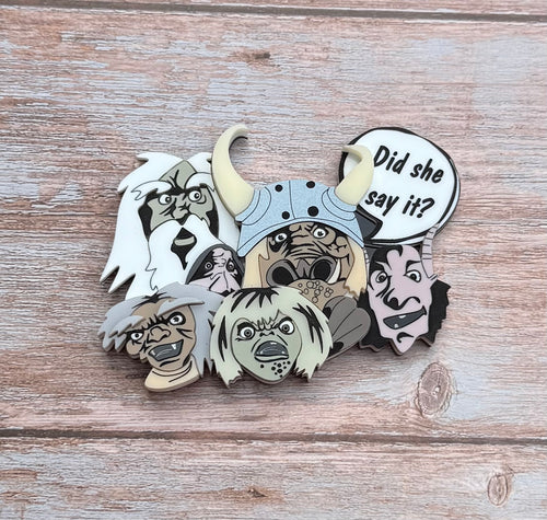 Did she say it? Insert (Will require a Necklace Plate to be wearable)