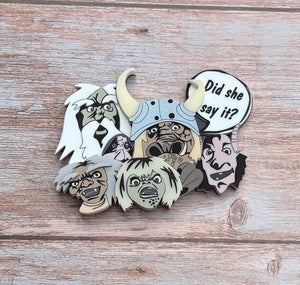 Did she say it? Insert (Will require a Necklace Plate to be wearable)