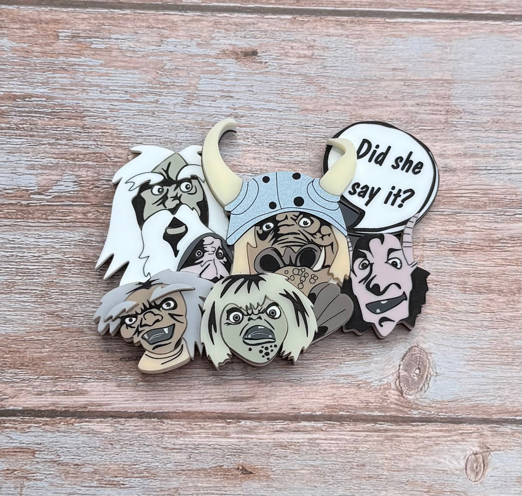 Did she say it? Insert (Will require a Necklace Plate to be wearable)