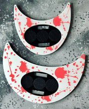 Load image into Gallery viewer, Blood Spatter Small or Large Interchangeable Necklace Plate - Made to Order