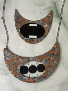 Labyrinth Wall Interchangeable Necklace Plate - Made to Order