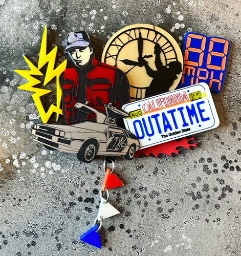 Outatime Insert (Will require a interchangeable Necklace plate to be wearable)