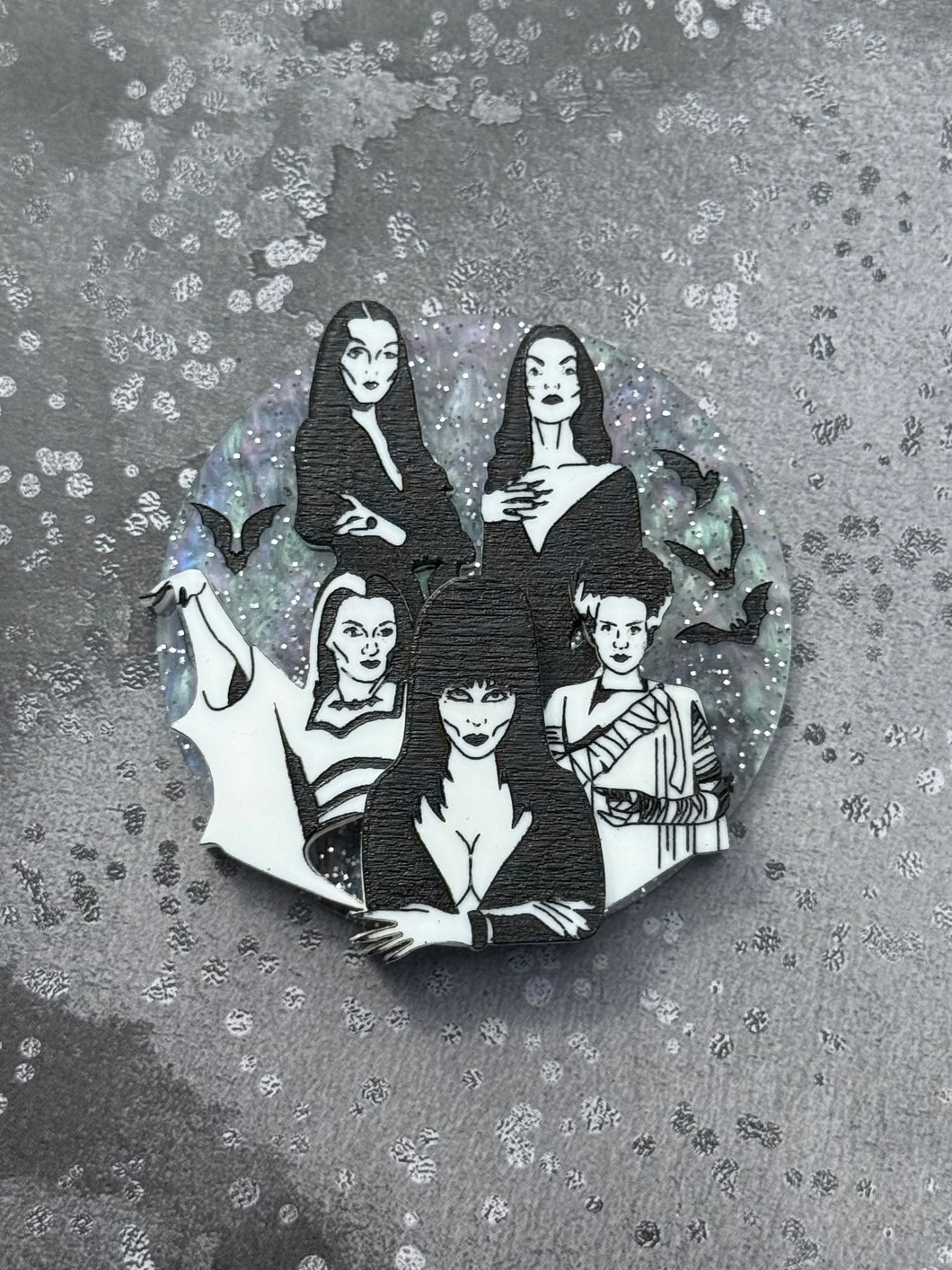 Goth Queens Brooch