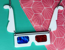 Load image into Gallery viewer, VAULT - 3D Retro Glasses Necklace