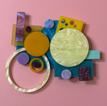 Load image into Gallery viewer, Geo Insert (Will require an interchangeable Necklace plate to be wearable)
