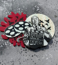 Load image into Gallery viewer, Master of Suspense Insert (Will require an Interchangeable Necklace Plate to be wearable)