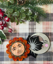 Load image into Gallery viewer, Sun &amp; Moon insert (Will require an interchangeable necklace plate to be wearable)