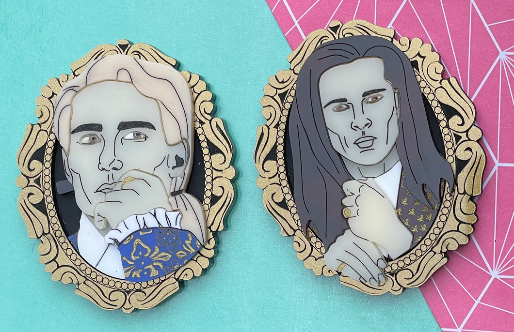 Lestat & Louis Brooches Set
