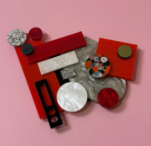 Load image into Gallery viewer, Geo Insert (Will require an interchangeable Necklace plate to be wearable)
