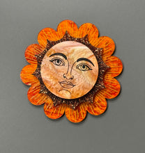 Load image into Gallery viewer, Sun and Moon Brooches