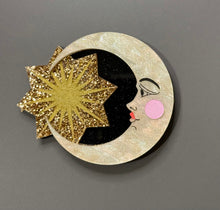 Load image into Gallery viewer, Sun and Moon Brooches