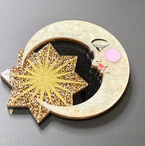 Sun and Moon Brooches
