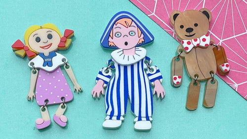 Andy and Friends Brooches