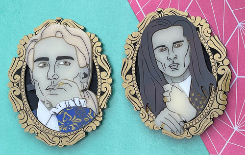 Louis and Lestat duo Brooches